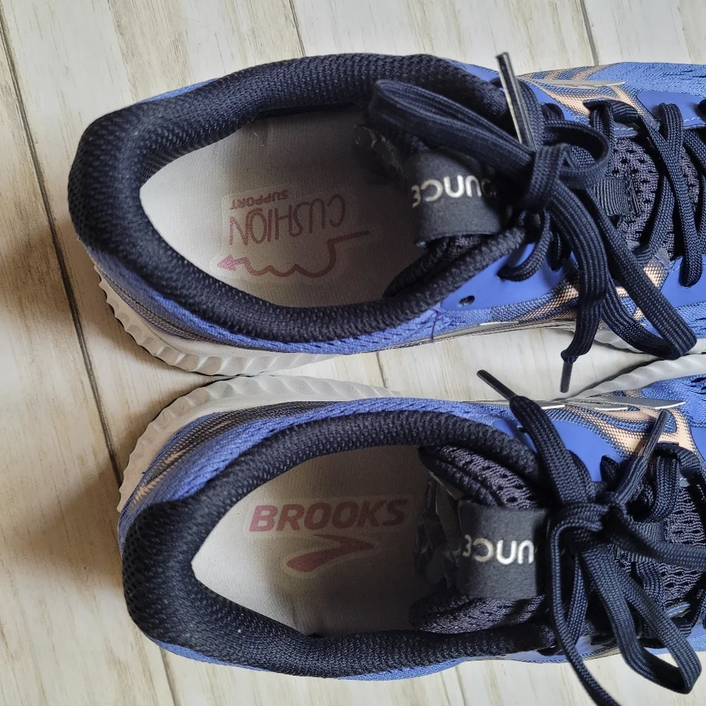 Adidas Aerobounce 2 Running Shoes Lilac/Silver Women's 10 AQ0540 Sneakers Gym - Picture 10 of 12
